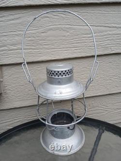 SANTA FE TALL GLOBE BELL BOTTOM RAILROAD LANTERN FRAME Adams and Westlake