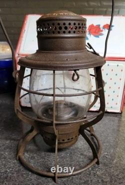 SCARCE Original 1908 Intercolonial Railway (ICR) Canada LAMP By ET Wright & Co