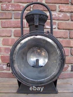 SNCF FRANCE RAILWAY Antique OIL LANTERN Large APPAREILS D'ECLAIRAGE PARIS RR