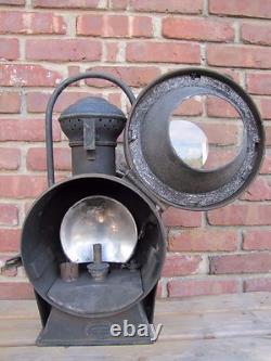SNCF FRANCE RAILWAY Antique OIL LANTERN Large APPAREILS D'ECLAIRAGE PARIS RR