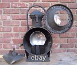SNCF FRANCE RAILWAY Antique OIL LANTERN Large APPAREILS D'ECLAIRAGE PARIS RR