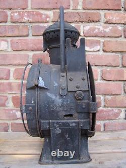 SNCF FRANCE RAILWAY Antique OIL LANTERN Large APPAREILS D'ECLAIRAGE PARIS RR