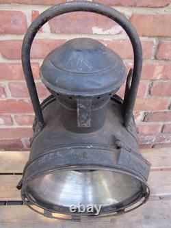 SNCF FRANCE RAILWAY Antique OIL LANTERN Large APPAREILS D'ECLAIRAGE PARIS RR