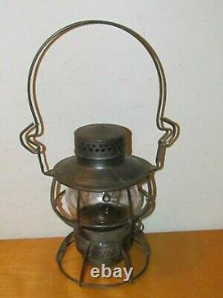 SOO Line Railroad Lantern With Etched Globe