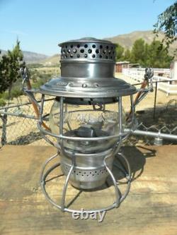 SOUTHERN PACIFIC RAILROAD LANTERN Clear CNX Lantern Globe