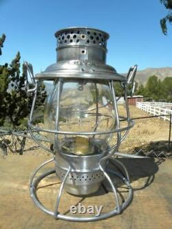 SOUTHERN PACIFIC RAILROAD LANTERN Clear Cast SPCo Lantern Globe