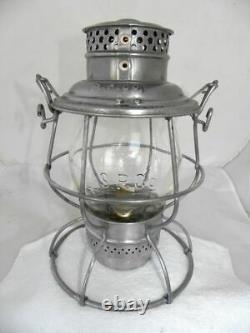 SOUTHERN PACIFIC RAILROAD LANTERN Clear Cast SPCo Lantern Globe