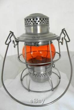 SOUTHERN PACIFIC RAILROAD LANTERN Signal Yellow CNX Lantern Globe