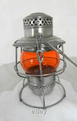 SOUTHERN PACIFIC RAILROAD LANTERN Signal Yellow CNX Lantern Globe