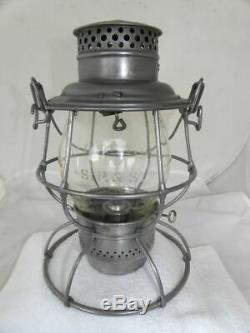 SPOKANE PORTLAND & SEATTLE RAILROAD LANTERN Clear Etched SP&S Lantern Globe