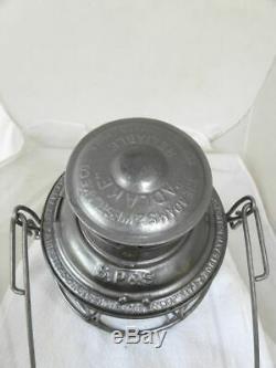 SPOKANE PORTLAND & SEATTLE RAILROAD LANTERN Clear Etched SP&S Lantern Globe