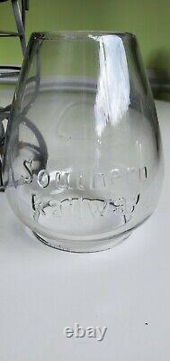 SRY Armspear Complete Railroad Lantern Southern Railway Extended Embossed Globe