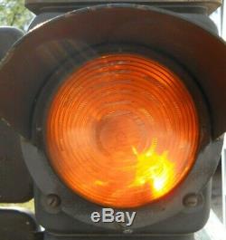 Safetran Red And Amber Railroad Dwarf Signal Free Shipping Safetran