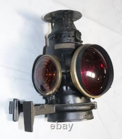 Santa Fe Railroad Caboose Lamp Adams & Westlake now Adlake Complete and Working