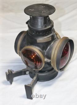Santa Fe Railroad Caboose Lamp Adams & Westlake now Adlake Complete and Working