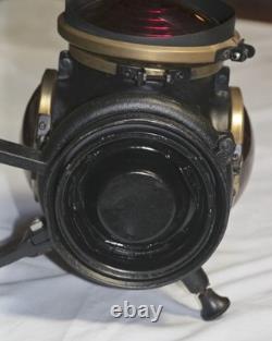 Santa Fe Railroad Caboose Lamp Adams & Westlake now Adlake Complete and Working