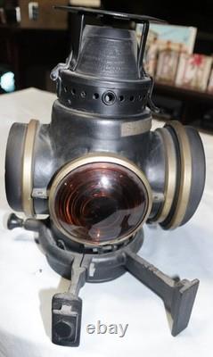 Santa Fe Railroad Caboose Lamp Adams & Westlake now Adlake Complete and Working