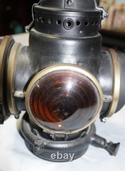 Santa Fe Railroad Caboose Lamp Adams & Westlake now Adlake Complete and Working