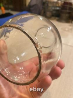 Santa Fe Railway lantern ATSF Cast Corning Globe