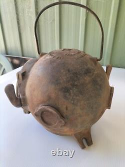 Scarce Antique c. 1924 Pyle National Railroad Lamp Lantern Bell Cannonball -AF