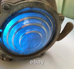 Scarce Antique c. 1924 Pyle National Railroad Lamp Lantern Bell Cannonball -AF