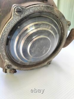 Scarce Antique c. 1924 Pyle National Railroad Lamp Lantern Bell Cannonball -AF