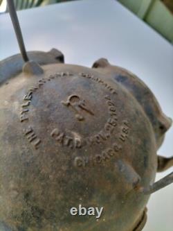 Scarce Antique c. 1924 Pyle National Railroad Lamp Lantern Bell Cannonball -AF