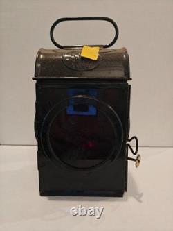 Sherwood Kerosene Oil Lamp Railroad Conductor Safety Lantern ER 1955 SNLW vtg