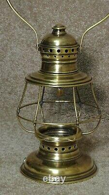 Shiny Ct Ham Brass Conductor Railroad Lantern Cage (2)