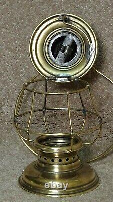 Shiny Ct Ham Brass Conductor Railroad Lantern Cage (2)