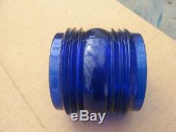 Short 3-1/4 Inches Blue Rr Railroad Lantern Globe