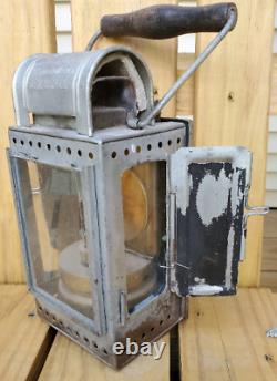 Signed Antique Vintage OSNABRUCK KAMPSCHULTE & CO. 1953 Railroad Lamp Lantern