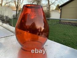 Soo Line Armspear Railroad Lantern withamber etched globe