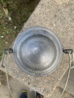 Soo Line Railroad Lantern With Amber Globe