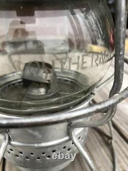 Southern Railway Lantern, Marked Clear Globe and Lid, Very Clean