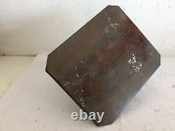 Southern Railway Stamped S(e)r Station Clam Top Square Hand Lamp 1950 & Burner