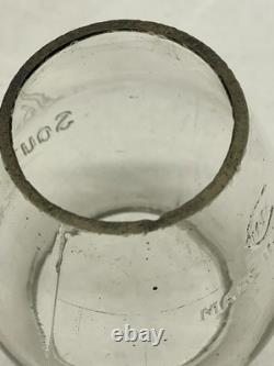 Southern Ry Railroad Clear Corning Tall Globe For Lantern