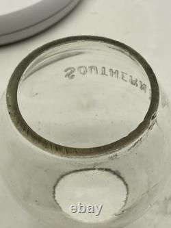 Southern Ry Railroad Clear Corning Tall Globe For Lantern