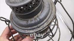 Spry 1909 Adams & Westlake Tall Globe Railroad Lantern Super Rare Ry Marking