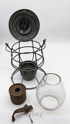 Spry 1909 Adams & Westlake Tall Globe Railroad Lantern Super Rare Ry Marking