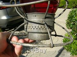 Spry 1909 Adlake Tall Globe Railroad Lantern Red Cast Spco Globe Mystery Road