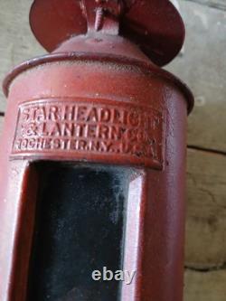 Star Headlight & Lantern Company Railroad Steam Gauge Lamp Lantern Railway Light