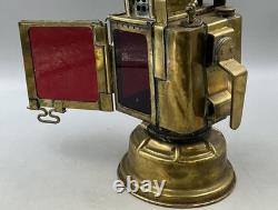 Stunning Vintage Brass French SNCF Railway Lamp