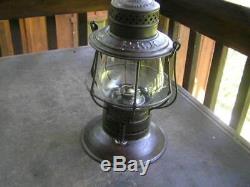 Super PRR bell bottom (embossed globe & lantern) railroad lantern