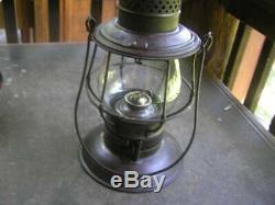 Super PRR bell bottom (embossed globe & lantern) railroad lantern
