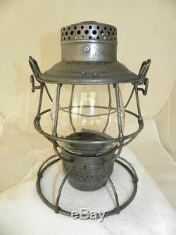 TERRA HAUTE INDIANAPOLIS & EASTERN TRACTION Co. RAILROAD LANTERN Clear Globe