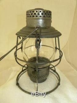 TERRA HAUTE INDIANAPOLIS & EASTERN TRACTION Co. RAILROAD LANTERN Clear Globe