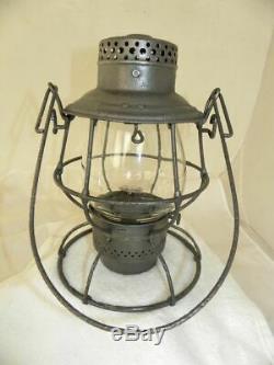 TERRA HAUTE INDIANAPOLIS & EASTERN TRACTION Co. RAILROAD LANTERN Clear Globe