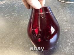 THE ADAMS 1909 MICHIGAN CENTRAL RAILROAD LANTERN WithEMB. (M. C. R. R.) RED GLOBE