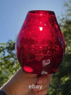 Terminal Railroad Association Of St Louis Handlan Lantern Red Cast TRRA Globe
